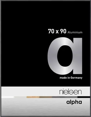 Produktbild von nielsen Aluminium Bilderrahmen Alpha, 70x90 cm, Grau