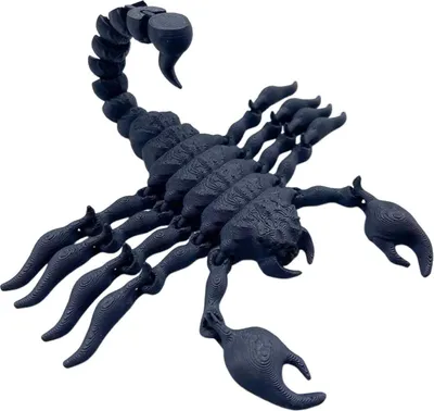 Produktbild von 3D-gedruckte Skorpion-Ornament-Tierstatue mit flexiblen Gelenken, realistisch aussehende Skorpionmodelle für Erwachsene und Jugendliche