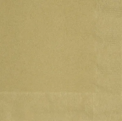 Produktbild von 20 grosse Servietten gold 33 x 33 cm