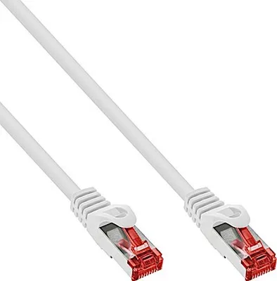 Productafbeelding van Tecline, 1 meter, netwerkkabel categorie 6 - Kabel voor netwerkapparatuur - Patchkabel - Afgeschermd - 27 AWG - Wit