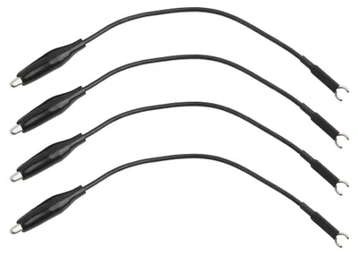 Zdjęcie produktu dla Kabel uziemiający do sond oscyloskopowych, 4-częściowy, z akcesoriami zaciskowymi