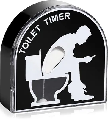 Produktbild von Famanu Sanduhr Toilettendesign - 5 Minuten Timer