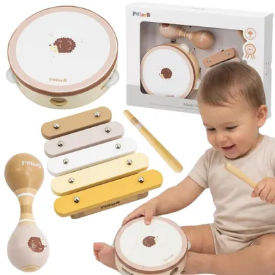 Productafbeelding van Viga Polarb muziekinstrumentenset met egel