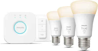 Immagine prodotto di Hue start kit bianco 3 x E27 con telecomando