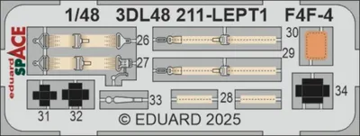 Produktbild von Eduard Accessories 3DL48211 - 1:48 F4F-4 SPACE ACADEMY - Neu