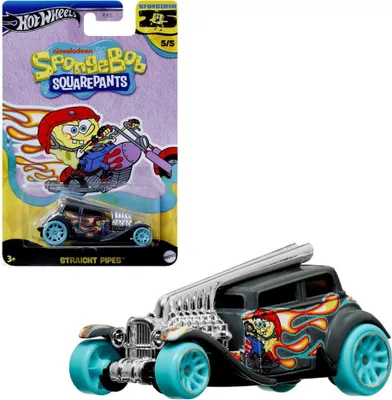 Produktbild von Hot Wheels SpongeBob SquarePants HRV56, Fahrzeug, 3 Jahr(e), Metall, Kunststoff, Mehrfarbig