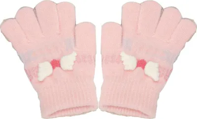 Produktbild von Süße Kätzchen warme Winterhandschuhe für Kinder, gestrickte Fäustlinge