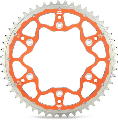 Produktbild von Hinteres Kettenrad Doppelring (Stahl-Aluminium) 899 51 (89952) Farbe Orange Für Ktm/ Husqvarna/Husaberg (Jta897.51) (Ł