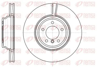 Produktbild von 2x REMSA Bremsscheibe 61080.10 vorne für BMW 3 Touring (E91) 3 Limousine (E90)