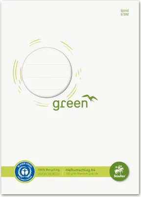 Produktbild von Staufen® green 794004600 Heftschoner - A4, 150 g, naturweiß, Recycling