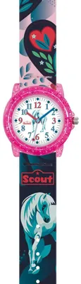 Produktbild von Scout Kinder Armbanduhr Crystal 164000018 Einhorn Herz