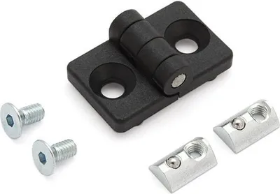 Produktbild von Scharnier 20x20 schwer I-Typ Nut 5 inkl. Befestigungssatz