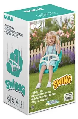 Image de Balançoire pour bébé DOLU avec siège et barre de sécurité