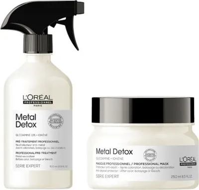 Produktbild von Loreal Professionnel Metal Detox Pre-Treatment Spray 500ml + Mask 250ml