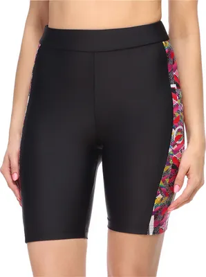 Image de Short de bain pour femme Merry Style MS10-331 (noir/motif 4,34)