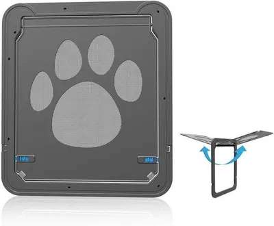 Produktbild von Famanu Automatische Haustierklappe für Hunde und Katzen - Einfach zu Installieren