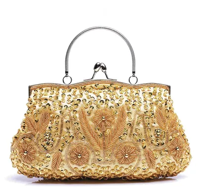 Immagine prodotto di Elegante pochette con motivo floreale, ideale per le serate