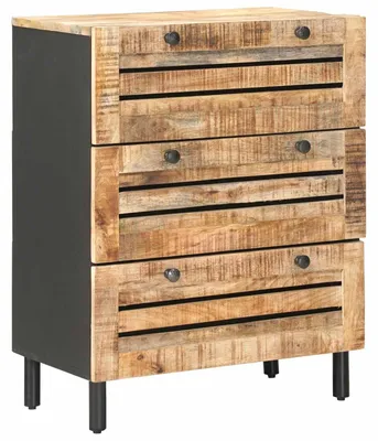 Immagine prodotto di vidaXL Armadi contenitori, 60 x 33 x 75 cm, legno massello di mango, finitura naturale