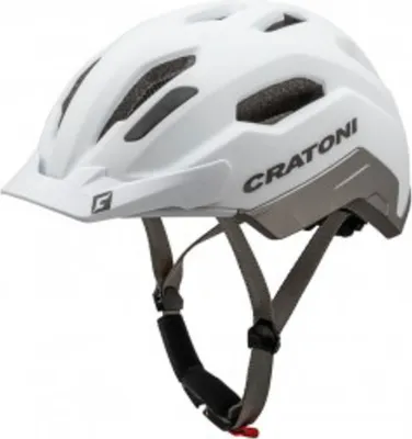 Produktbild von Fahrradhelm Cratoni C-Classic (City) Gr. M/L (54-58cm) weiß/anthrazit matt
