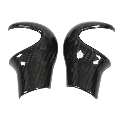 Image de Gear Shift Knob Cover,Gear Shift Knob Trim,Carbon Fiber Shift Knob Trim,Gear Shift Head Cover,Gear Shift Knob Decor,Shift Knob Sticker