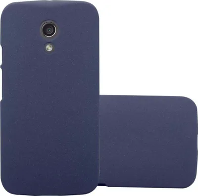 Produktbild von Cadorabo Schutzhülle für Motorola MOTO Z2 Hülle in Blau Etui Hard Case Handyhülle Cover