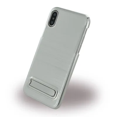 Produktbild von Burshed Stand - Hardcover - Apple iPhone X - Silber