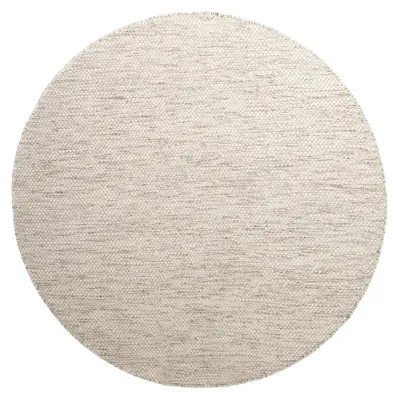 Produktbild von Wollteppich Rund- Bliss Beige Meliert