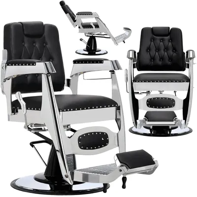 Productafbeelding van Hydraulische kappersstoel voor een barbershop in een kapsalon Lancis Barberking