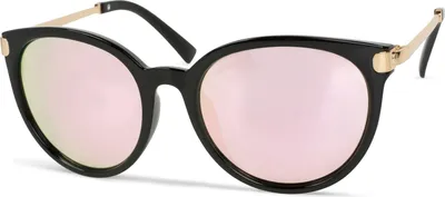 Produktbild von styleBREAKER Damen Sonnenbrille in Katzenaugen Cat-Eye Form, Kunststoff Vollrand Gestell und Metall Bügel 09020073