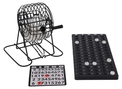 Produktbild von Metall Bingomühle 75 Kugeln