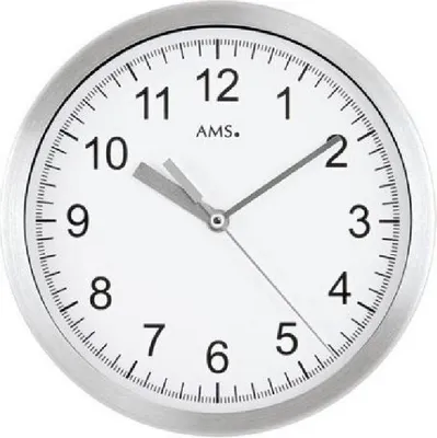 Produktbild von AMS Funk-Wanduhr, Funkwerk, D20x4cm, 5910