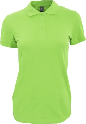 Produktbild von SOLS Damen Polo-Shirt Perfect Kurzarm PC282 (S) (Apfelgrün)
