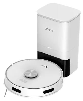 Immagine prodotto di EZVIZ RE4 PLUS Aspirapolvere lavapavimenti robot con base svuota polvere, connesso con app