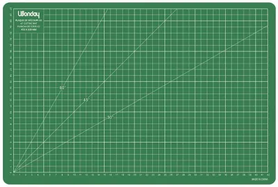 Obrázok produktu pre Wonday, rezacia podložka, formát A3, 450 x 300 mm, samoliečiaca, trieda B, zelená