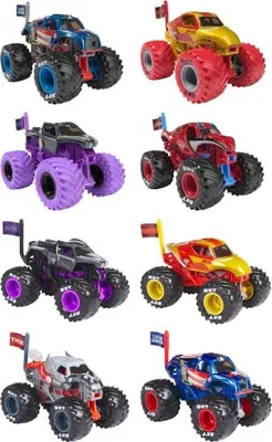 Produktbild von Monster Jam - Original Monster Truck im Marvel Superhelden-Design, Monstertruck, 3 Jahr(e), Metall, Kunststoff, Mehrfarbig