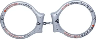 Obrázek produktu pro Nafukovací želízka - pouta XXL - rozlučka se svobodou - 130 cm