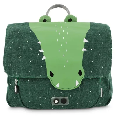 Produktbild von Trixie Schultasche Rucksack Mr. Crocodile - Kindertasche grün wasserabweisend