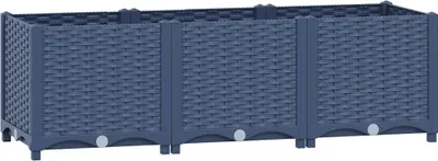 Produktbild von vidaXL Hochbeet 120x40x38 cm Polypropylen