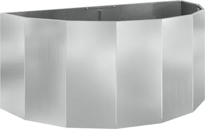 Produktbild von Pflanzkübel Silber 120 x 60 x 50 cm Verzinkter Stahl