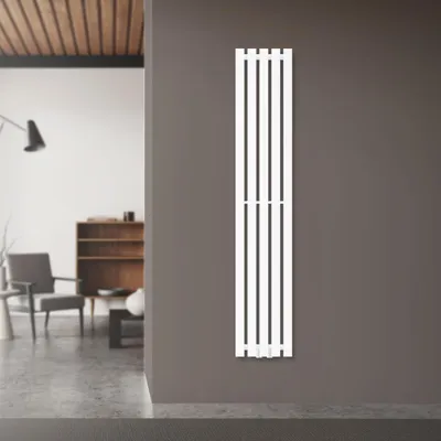 Produktbild von LuxeBath Flachheizkörper Einlagig, 260x1400 mm, Weiß, mit Mittelanschluss, ohne Heizstab