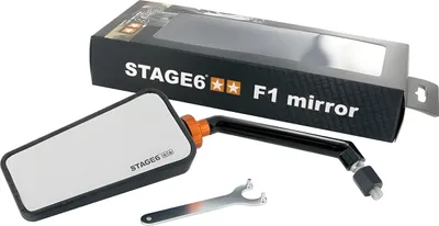 Zdjęcie produktu dla Uniwersalne lusterko lewe STAGE6 F1 matt carbon gwint M8