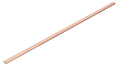 Kupfer-Flachstab C110, 3 mm x 10 mm x 330 mm, 1 Stück