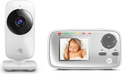 Produktbild von Motorola Nursery Babyphone mit Kamera - Baby Monitor VM482 - berwachungskamera mit Farbdisplay, Zwei-Wege-Kommunikation und Infrarot-Nachtsicht - 300 M Reichweite