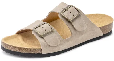 Produktbild von Natural World Tajo Damen Pantolette mit Korkfußbett Beige (Crudo), 7047-709
