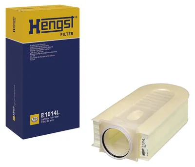 Imagen del producto de Filtro de aire para vehículos, marca HENGST FILTER, compatible con, entre otros, vehículos de la clase GLK de MERCEDES-BENZ