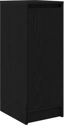 Obrázok produktu pre vidaXL Skriňa na topánky čierny dub 29,5x34x76 cm Materiál na báze dreva