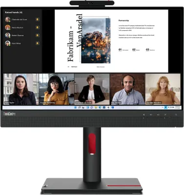 Image de Lenovo ThinkCentre Tiny-In-One 22 LED display 54,6 cm (21.5") 1920 x 1080 pixels Full HD Écran tactile Noir