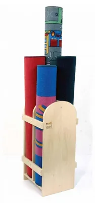 Produktbild von Educo Lernspiel Display für 4 Matten - Holz - Montessori-Spiel