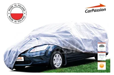 Immagine prodotto di Copertura per auto impermeabile e di alta qualità "Perfect", taglia XL (150 cm x 485 cm), grigia — CarPassion