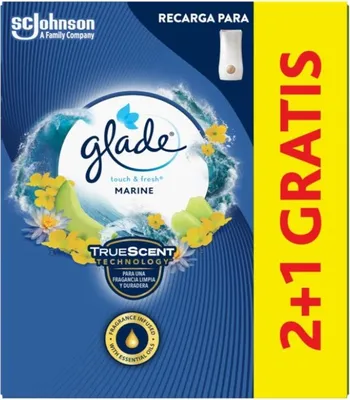 Image de Recharge pour désodorisant Brise Glade One Touch, Marine, 3x10 ml